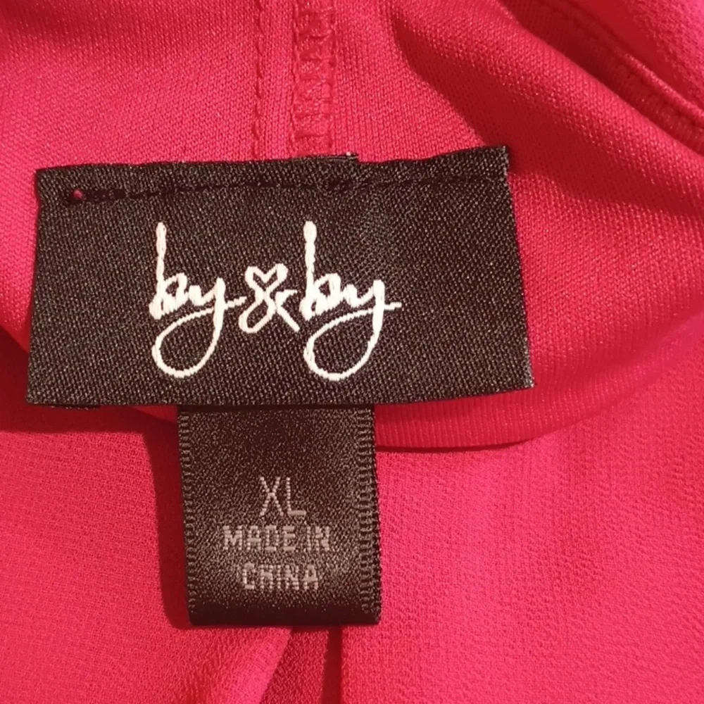 By and By Raspberry Sleeveless Dress Size XL NWT - Picture 8 of 8